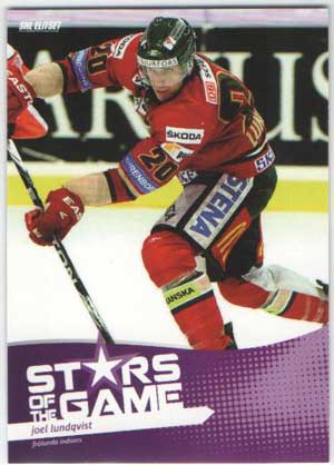 2012-13 SHL s.1 Stars of the Game #03 Joel Lundqvist Frölunda Indians