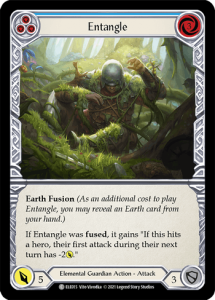 ELE015 - Entangle - Blue - Common - Rainbow Foil