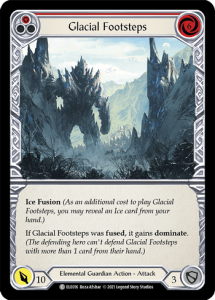 ELE016 - Glacial Footsteps - Red - Common