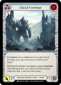 ELE018 - Glacial Footsteps - Blue - Common