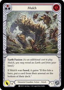 ELE019 - Mulch - Red - Common - Rainbow Foil