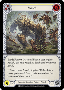 ELE020 - Mulch - Yellow - Common - Rainbow Foil