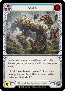 ELE021 - Mulch - Blue - Common - Rainbow Foil