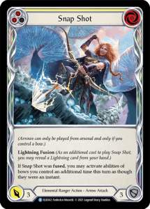 ELE042 - Snap Shot - Yellow - Rare  - Rainbow Foil