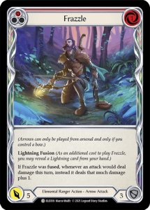 ELE059 - Frazzle - Red - Common - Rainbow Foil