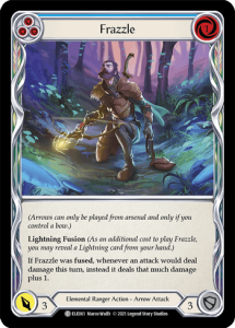 ELE061 - Frazzle - Blue - Common - Rainbow Foil