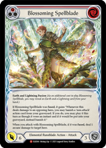 ELE064 - Blossoming Spellblade - Majestic - Rainbow Foil