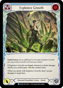 ELE069 - Explosive Growth - Blue - Rare