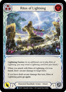 ELE072 - Rites of Lightning - Blue - Rare