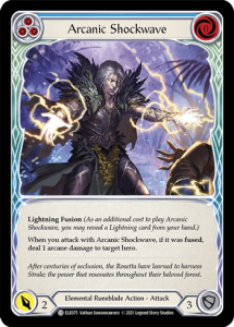 ELE075 - Arcanic Shockwave - Blue - Common