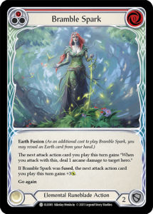 ELE085 - Bramble Spark - Red - Common - Rainbow Foil