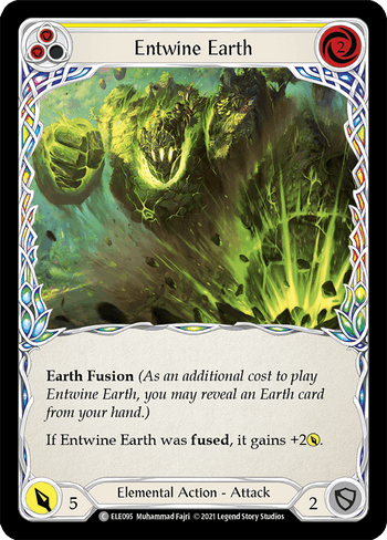 ELE095 - Entwine Earth - Yellow - Rare