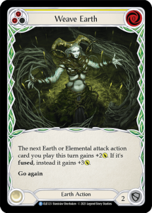 ELE123 - Weave Earth - Yellow - Rare