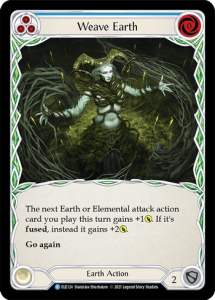 ELE124 - Weave Earth - Blue - Rare