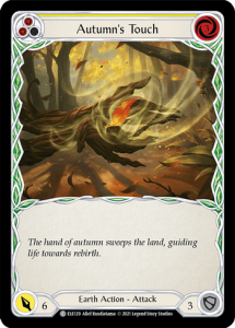 ELE129 - Autumn's Touch - Yellow - Common - Rainbow Foil