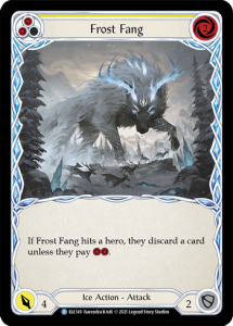 ELE149 - Frost Fang - Yellow - Rare