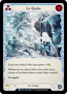 ELE153 - Ice Quake - Blue - Rare