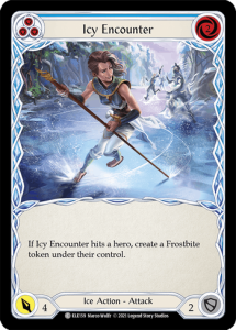 ELE159 - Icy Encounter - Blue - Common - Rainbow Foil