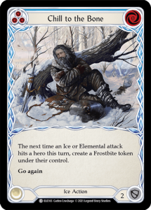 ELE165 - Chill to the Bone - Blue - Common - Rainbow Foil