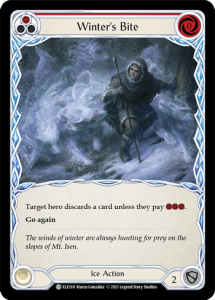 ELE169 - Winters Bite - Red - Common - Rainbow Foil