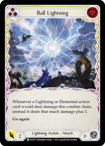 ELE187 - Ball Lightning - Yellow - Common