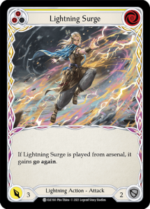 ELE190 - Lightning Surge - Yellow - Common
