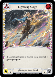 ELE191 - Lightning Surge - Blue - Common