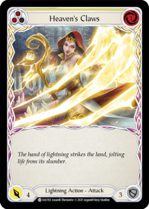 ELE193 - Heaven's Claws - Yellow - Common