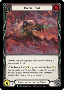 ELE216 - Bolt'n Shot - Red - Rare