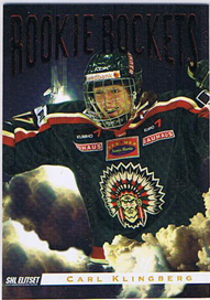 2009-10 SHL s.1 Rookie Rockets #03 Carl Klingberg Frölunda Indians
