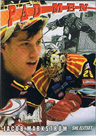 2009-10 SHL s.1 Pad Men #01 Jacob Markström Brynäs IF 