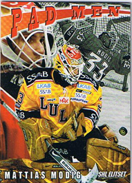 2009-10 SHL s.1 Pad Men #07 Mattias Modig Luleå Hockey