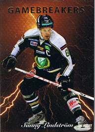 2009-10 SHL s.2 Gamebreakers #04 Sanny Lindstrom Färjestads BK