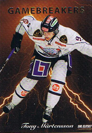 2009-10 SHL s.2 Gamebreakers #06 Tony Martensson Linköpings HC