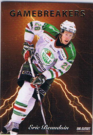 2009-10 SHL s.2 Gamebreakers #09 Eric Beaudoin Rögle BK