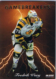 2009-10 SHL s.2 Gamebreakers #10 Fredrik Warg Skellefteå AIK