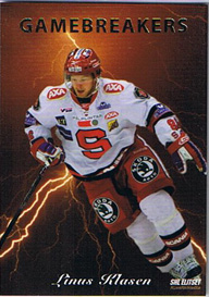 2009-10 SHL s.2 Gamebreakers #11 Linus Klasen Södertälje SK