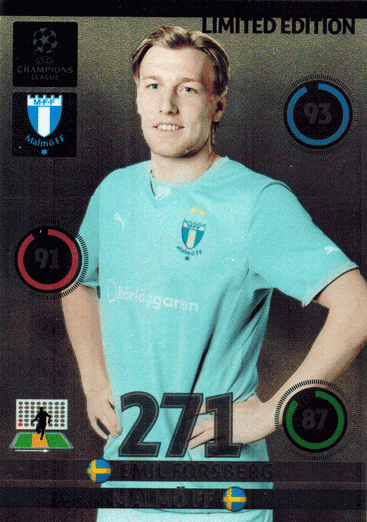 Limited Edition, 2014-15 Adrenalyn Champions League, Emil Forsberg