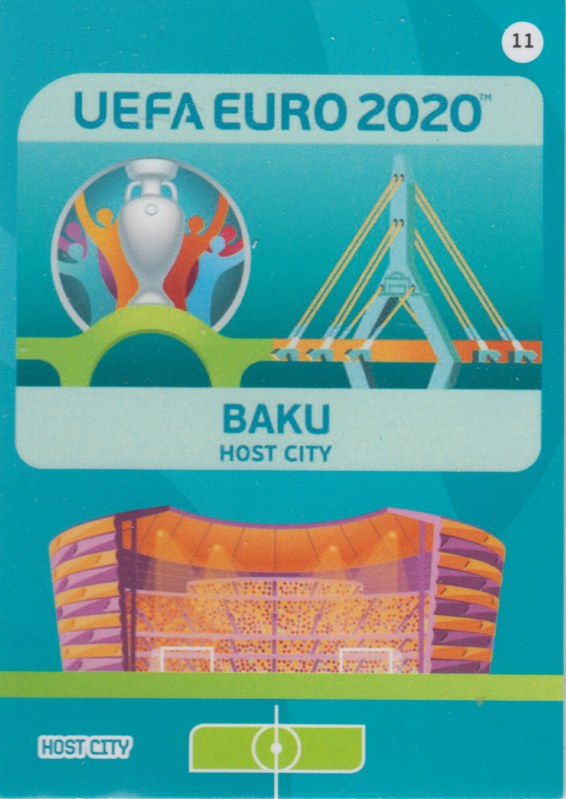 Adrenalyn Euro 2020 - 011 - Baku (Azerbaijab) - Host City