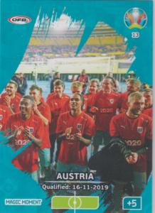 Adrenalyn Euro 2020 - 013 - Austria Qualified - Magic Moment