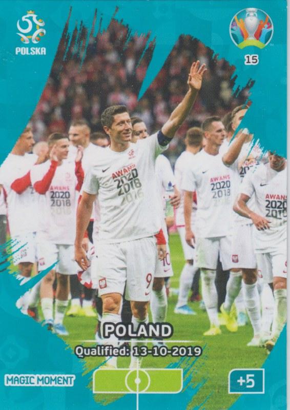 Adrenalyn Euro 2020 - 015 - Poland Qualified - Magic Moment