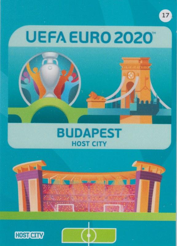 Adrenalyn Euro 2020 - 017 - Budapest (Hungary) - Host City