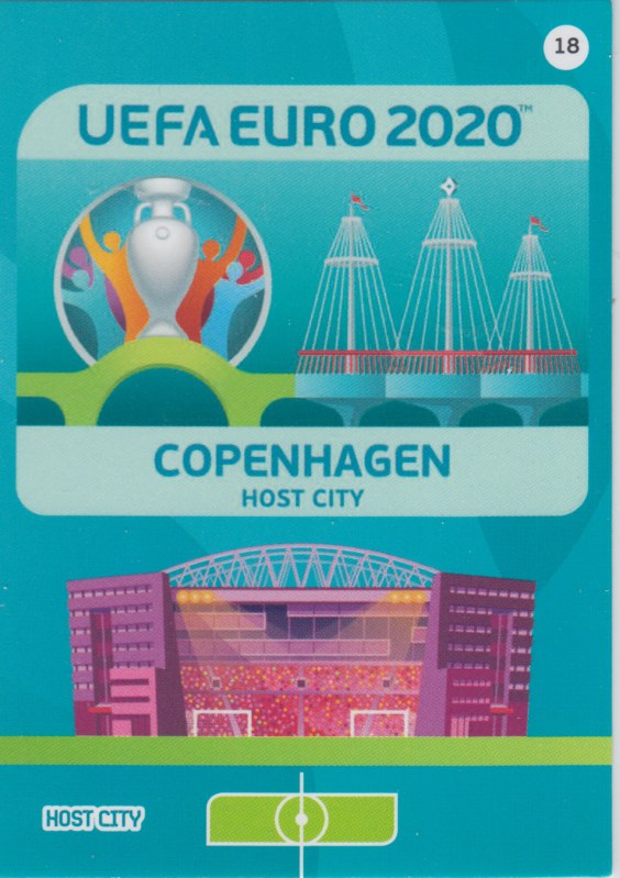 Adrenalyn Euro 2020 - 018 - Copenhagen (Denmark) - Host City