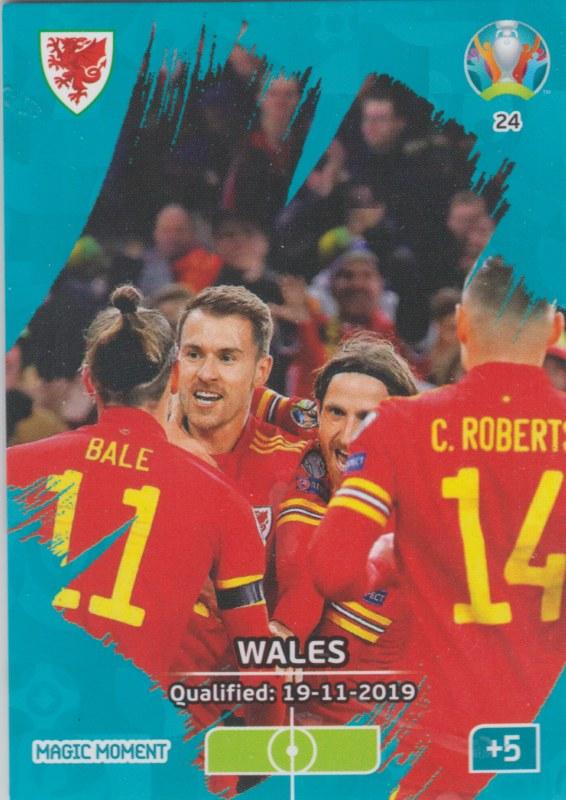 Adrenalyn Euro 2020 - 024 - Wales Qualified - Magic Moment
