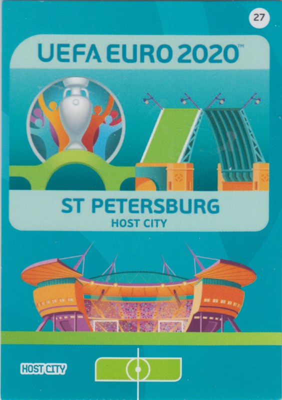 Adrenalyn Euro 2020 - 027 - Saint Petersburg (Russia) - Host City