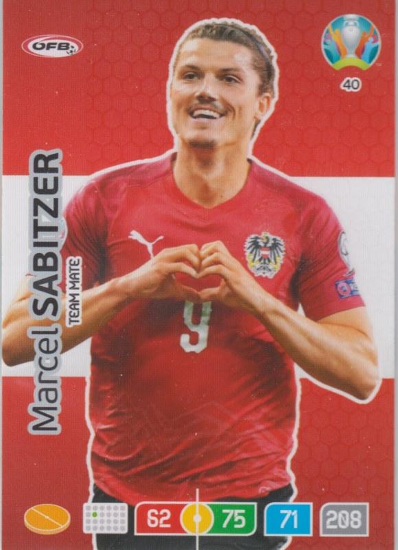 Adrenalyn Euro 2020 - 040 - Marcel Sabitzer (Austria) - Team Mate