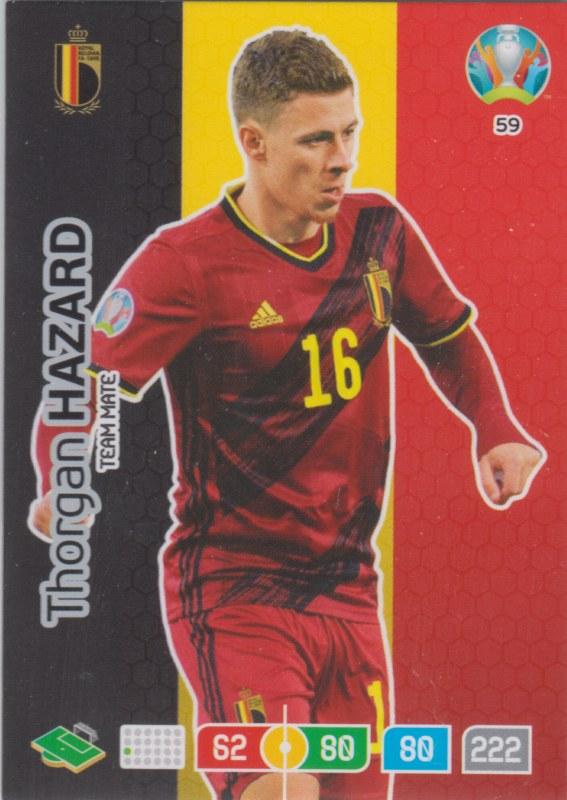 Adrenalyn Euro 2020 - 059 - Thorgan Hazard (Belgium) - Team Mate