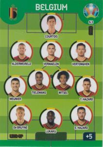 Adrenalyn Euro 2020 - 063 - Line-Up (Belgium) - Line-Up