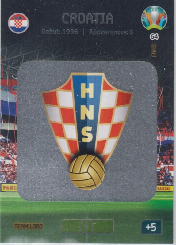 Adrenalyn Euro 2020 - 064 - Team Logo (Croatia) - Team Logo