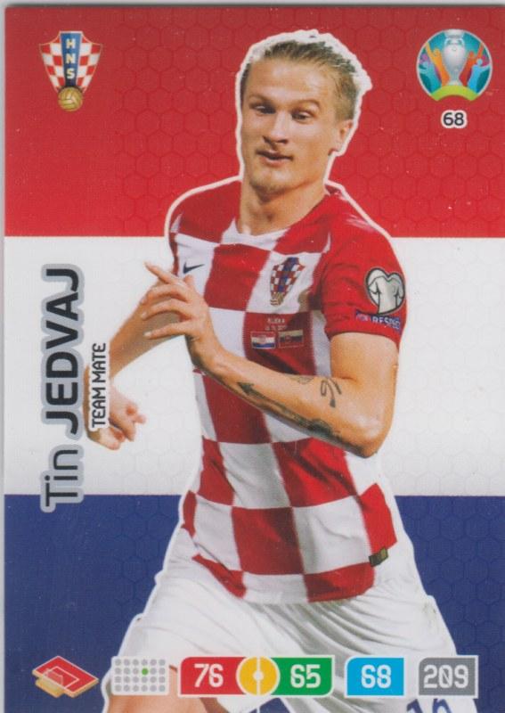 Adrenalyn Euro 2020 - 068 - Tin Jedvaj (Croatia) - Team Mate